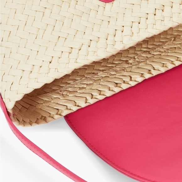 New! Cute Summer Pink Flap-over Shoulder Bag - Picture 4 of 5